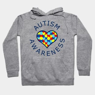 Autism Awareness Heart Hoodie